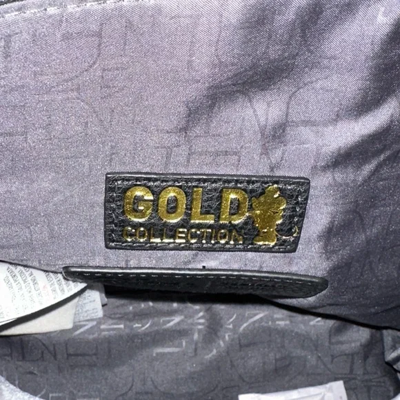Danielle Nicole “Mickey Gold” Black Backpack with Gold Accents - Picture 3 of 7